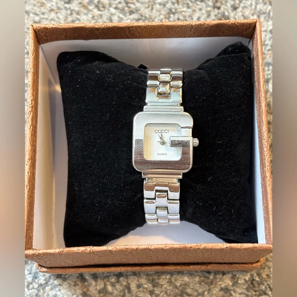 Gucci Silver G Watch